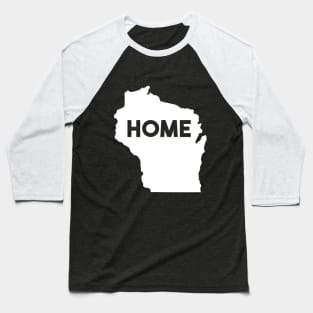 Wisconsin Is My Home Design. Graphic Wisconsin Baseball T-Shirt